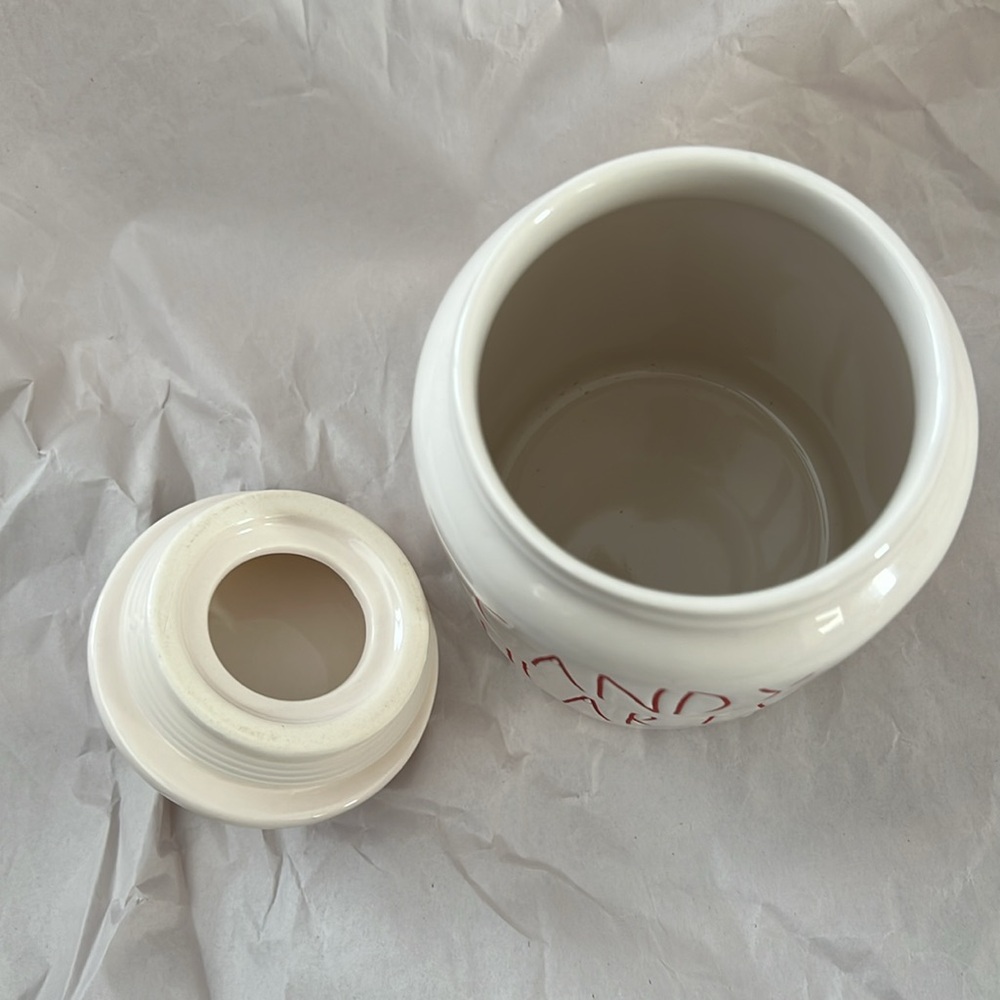 Rae Dunn Candy Hearts Small Canister - White - Picture 4 of 7